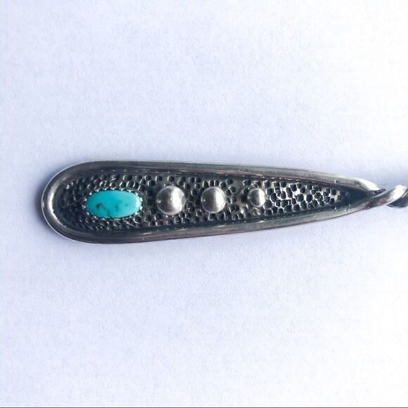 2 Navajo Native American Sterling Silver Forks - Picture 2 of 5